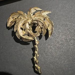 Trifari Tremblant Palm Tree Brooch